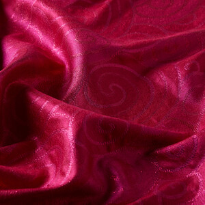 ipekevi - Fuchsia Lurex Spiral Silk Scarf (1)