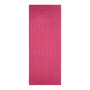 Fuchsia Orange Flower Cotton Scarf - Thumbnail