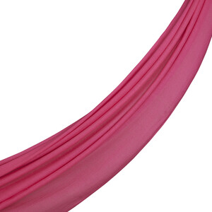 Fuchsia Plain Cotton Silk Scarf - Thumbnail