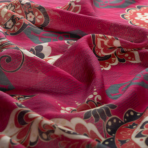 Fuchsia Serenad Tencel Scarf - Thumbnail