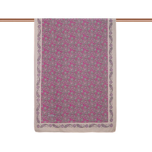 ipekevi - Fucshia Mezopotamya Model 02 Print Tencel Scarf (1)