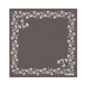 ipekevi - Füme Bindallı Saten İpek Mendil 