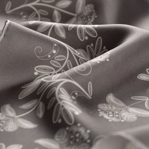 Füme Bindallı Tivil İpek Eşarp