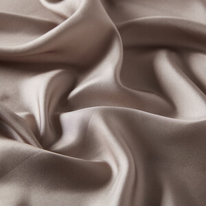 ipekevi - Fume Plain Silk Twill Scarf (1)