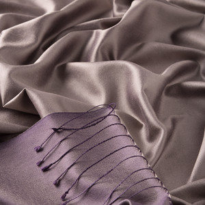 Fume Reversible Silk Scarf - Thumbnail