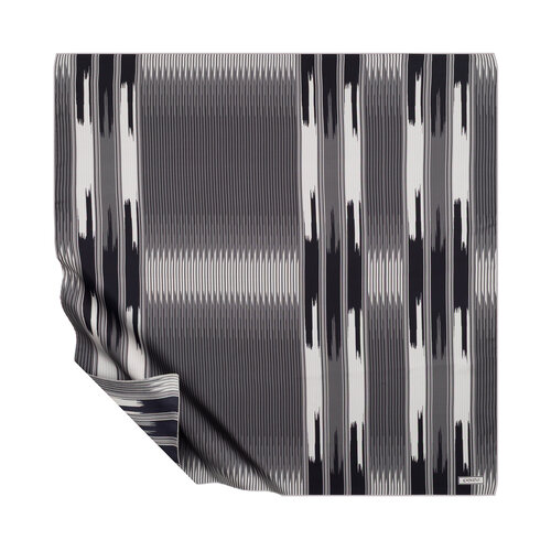 Füme Siyah Karadeniz Keşanı Tivil İpek Eşarp