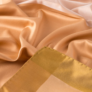 ipekevi - Gold Block Frame Silk Scarf (1)