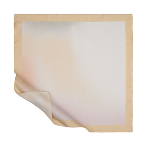 ipekevi - Gold Bordürlü Degrade Tivil İpek Eşarp