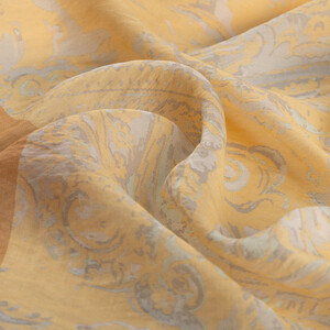 Gold Breeze Print Tencel Scarf - Thumbnail