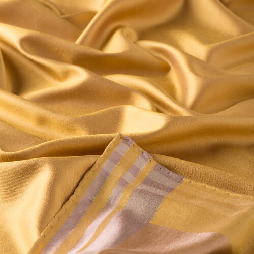 Gold Frame Silk Scarf