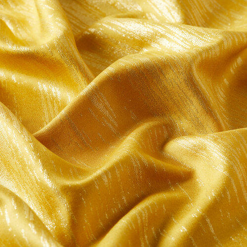 Gold Glory Silvery Silk Scarf