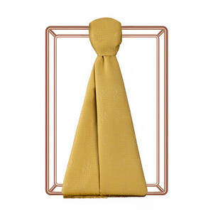 ipekevi - Gold IE Monogram Cotton Silk Scarf