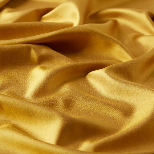Gold Reversible Silk Neck Scarf