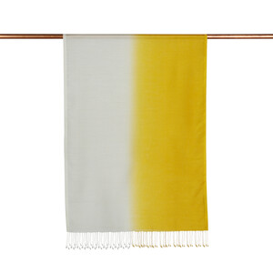 ipekevi - Gold Silver Gradient Silk Scarf (1)