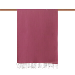 Gold Sugar Pink Reversible Silk Scarf - Thumbnail