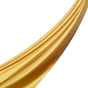 Gold Twill Silk Scarf Shawl - Thumbnail