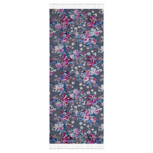 Gray Garden Spirit Print Silk Scarf - Thumbnail