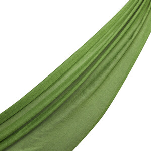 Green Cashmere Silk Prime Scarf - Thumbnail