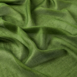 Green Cashmere Silk Prime Scarf - Thumbnail