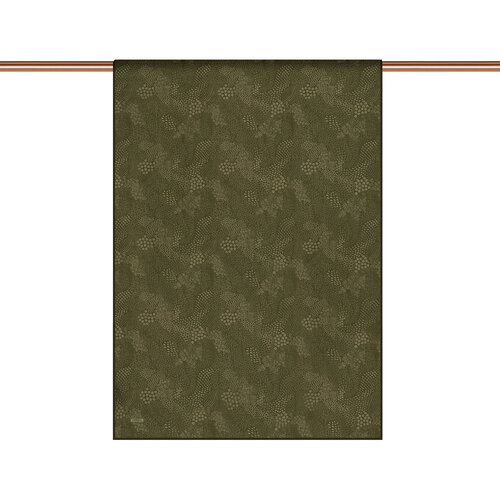 Green Ethnic Harmony Print Cotton Scarf