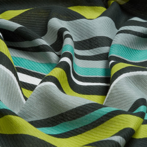 Green Harvest Season Cotton Modal Scarf - Thumbnail