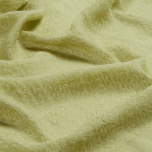 Green Maze Print Cotton Scarf - Thumbnail
