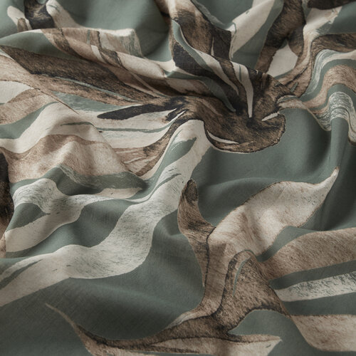 Green Mink Palmaria Cotton Scarf