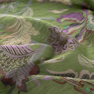 Green Nazenin Tencel Scarf - Thumbnail
