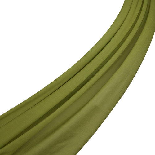 Green Plain Cotton Scarf