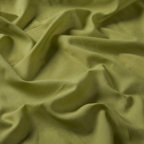 Green Plain Cotton Scarf