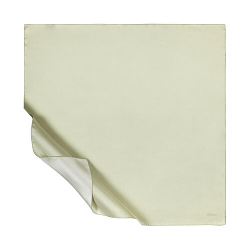 Green Plain Silk Twill Scarf