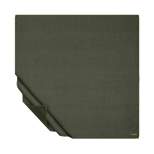 Green Striped Cotton Scarf