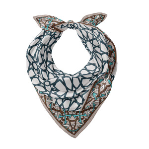 ipekevi - Green Tomb Stone Satin Silk Pocket Square Model 05 (1)