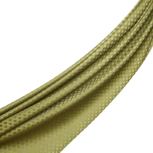 Green Wool Silk Scarf