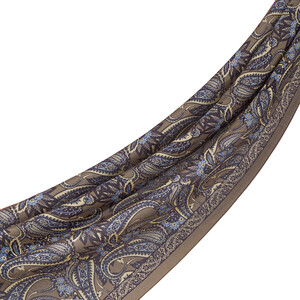 Grey Armoni Print Tencel Scarf - Thumbnail