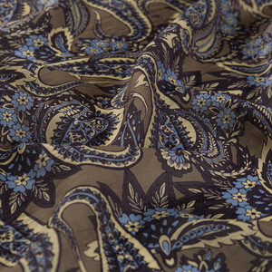 Grey Armoni Print Tencel Scarf - Thumbnail