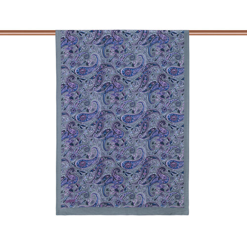 Grey Blue Mezopotamya Model 05 Tencel Scarf