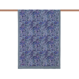 ipekevi - Grey Blue Mezopotamya Tencel Scarf (1)