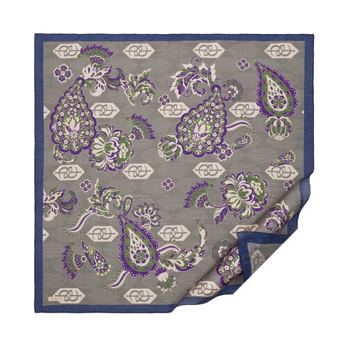 Grey Blue Serenad Tencel Scarf