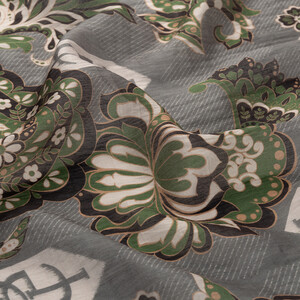 ipekevi - Grey Charcoal Serenad Tencel Scarf (1)