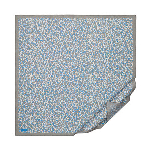 Grey Leopar Print Tencel Scarf - Thumbnail