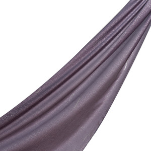 ipekevi - شال قطن وحرير منقط لوريكس لون بنفسجي