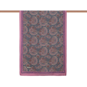 ipekevi - Gülkurusu Mezopotamya Model 04 Desenli Tensel Şal (1)