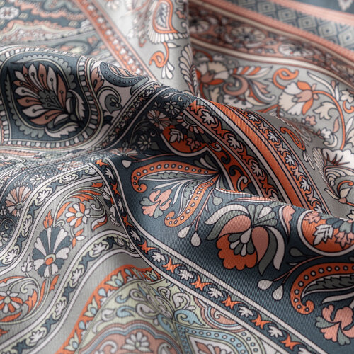 Gülkurusu Topkapı Tivil İpek Eşarp