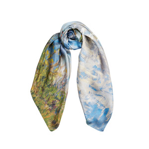 ipekevi - Güneş Şemsiyeli Kadın Tivil İpek Eşarp (1)