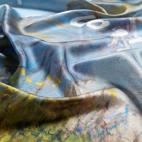 Güneş Şemsiyeli Kadın Tivil İpek Eşarp