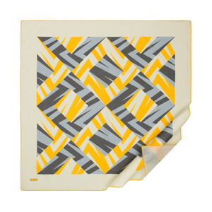 Harvest Yellow Fourway Cotton Scarf - Thumbnail