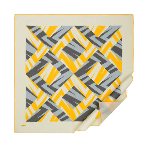 Harvest Yellow Fourway Cotton Scarf