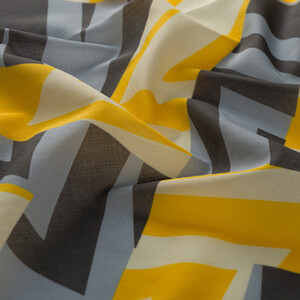 ipekevi - Harvest Yellow Fourway Cotton Scarf (1)