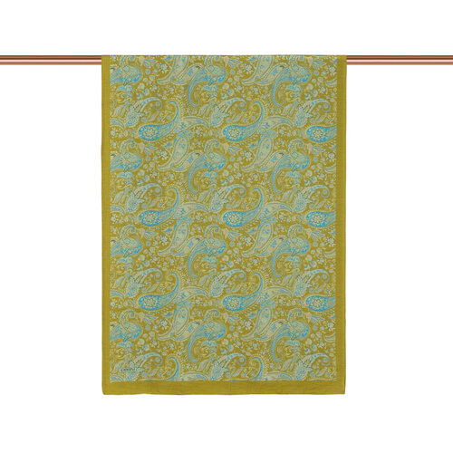 Harvest Yellow Mezopotamya Print Tencel Scarf